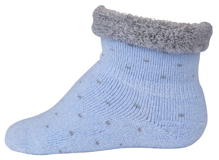 Safa Fluffy sokker lyseblå