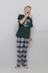 Pyjamas sett med flannelbukse