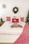 Flanell Sengesett Julebil 200x220