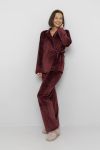 Pyjamas sett Evelyn Burgunder