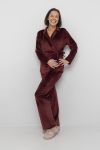 Pyjamas sett Evelyn Burgunder