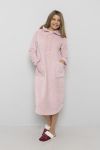 Fleece hoodie Yara Rosa