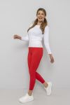 Bergen slim fit top Hvit