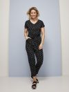 Lifetime Phoebe jumpsuit med print sort/hvit