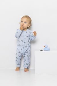 Ullpyjamas mønstret Blå