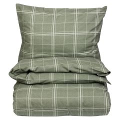 Sengesett flanell 140x200 Narvik Grønn