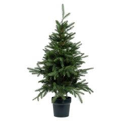 Juletre 60cm med led og timer Grønn