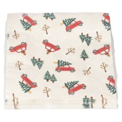 Serviett Julebilene 20pk Beige