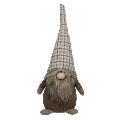 Nisse med spiss lue beige 45cm Beige