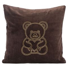 Pynteputetrekk Julekos 45x45 Brun