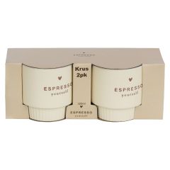 Krus 2pk 320ml Espresso