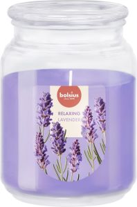 True Scents duftelys i glass 13,5x10cm Lavendel