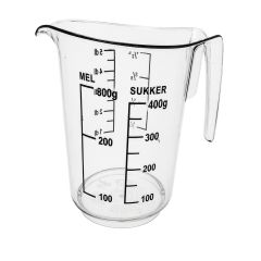Målebeger 0,5L med mel og sukkermål Original