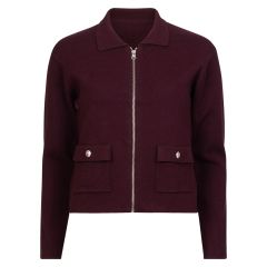 Cardigan Lilly Rødbrun