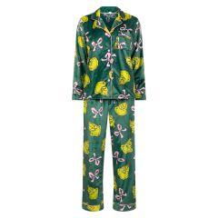 Fleece kosesett dame - Grønn
