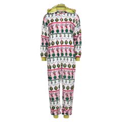 Jumpsuit dame Hvit/rosa