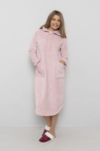 Fleece hoodie Yara Rosa