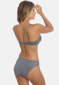 Wire bra lace Blå