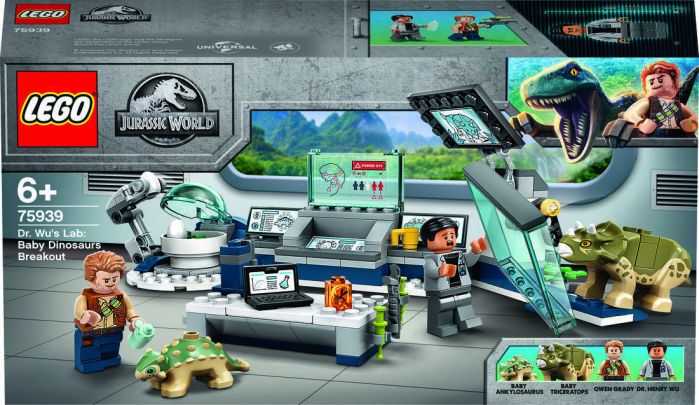 Lego Jurassic World™ Doktor Wus lab: Babydinosaurene rømmer standard