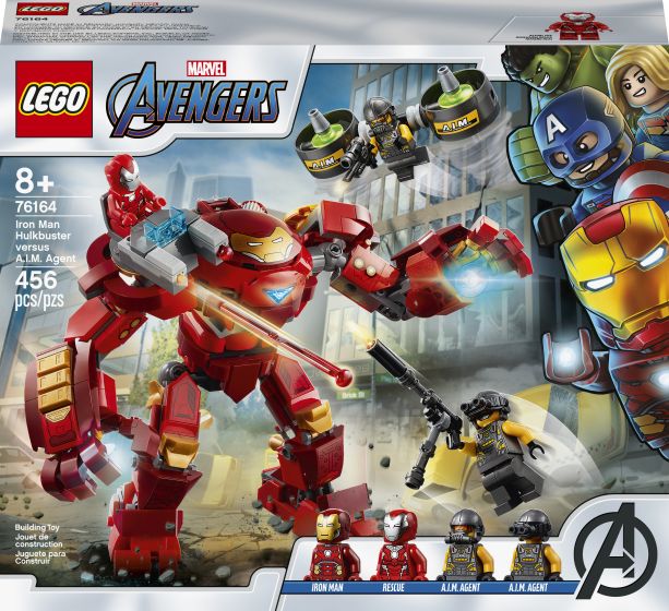 Lego Marvel Avengers Movie 4 Iron Man Hulkbuster mot A.I.M.-agent original