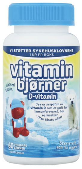 Collett Vitaminbjørner limited d-vitamin
