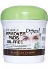 Depend Eye make-up remover pads Oil-free oil-free