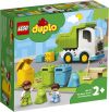 Lego Duplo Town Søppelbil og kildesortering original