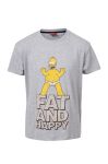 Denim & Casual Homer t - shirt gråmelert