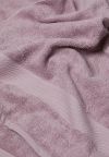 Ensfarget håndkle i myk kvalitetsfrotte med fin bord. fiolett
