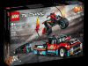 Lego Technic Stuntmotorsykkel og pickup original