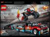 Lego Technic Stuntmotorsykkel og pickup original