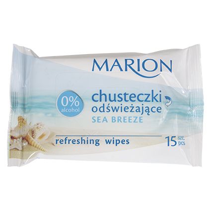 Marion refreshing wipes sea breeze