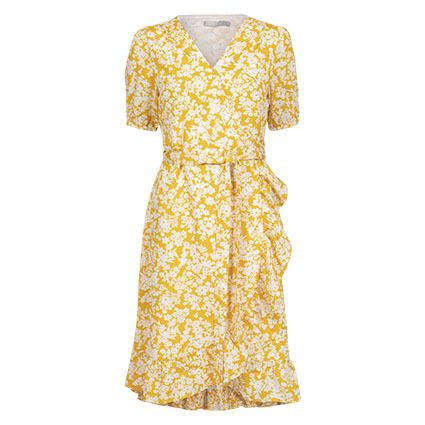 Lifetime Clara blomstret kjole gul/hvit