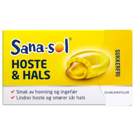 Hoste og hals honning & ingefær 48g Honning & ingefær
