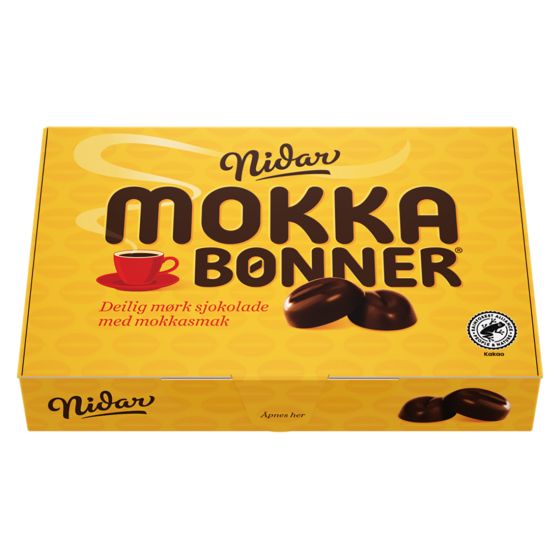 Mokkabønner 110g Sjokolade