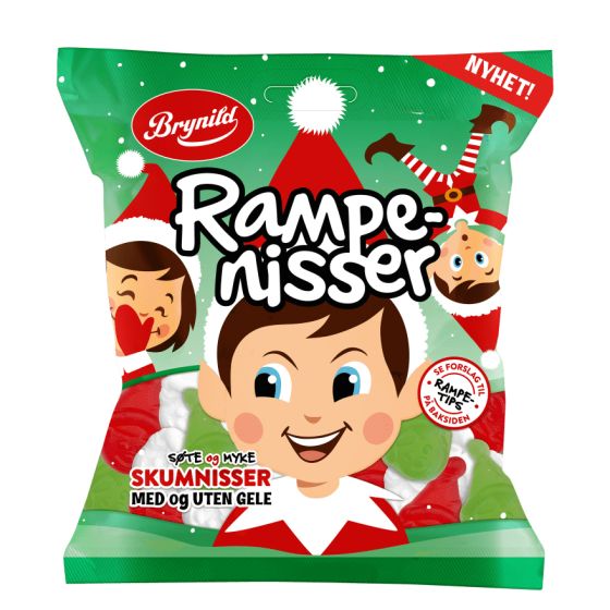 Brynild Rampenisser juleskum jordbær og vanilje