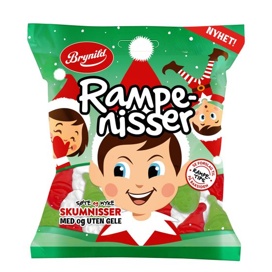 Brynild Rampenisser juleskum jordbær og vanilje