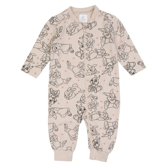 Pyjamas med søtt print Beige