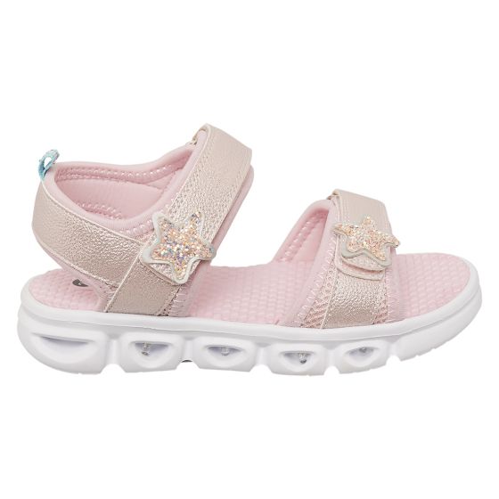 Tiara sandal med lys rosa
