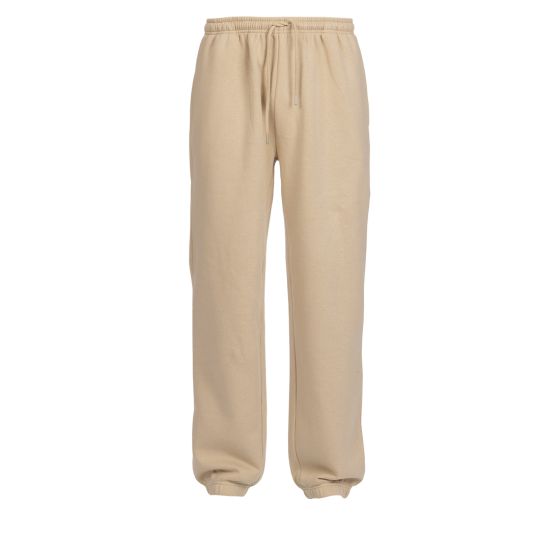 Mason joggebukse med strikk og snøring i livet Beige