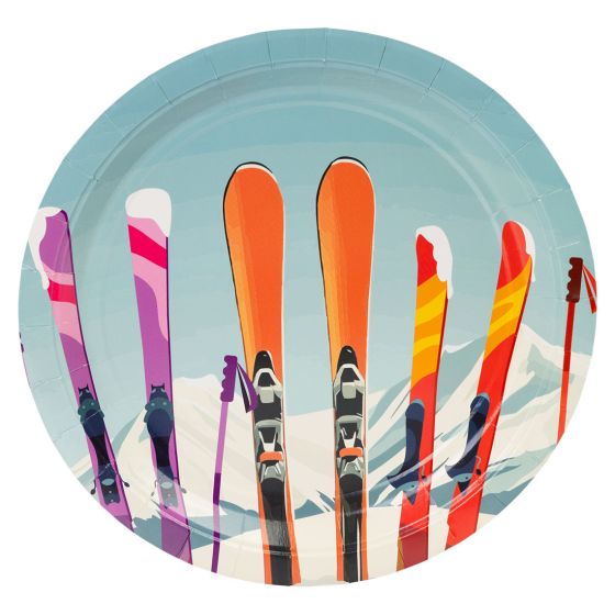 Papptallerken  8pk After Ski 