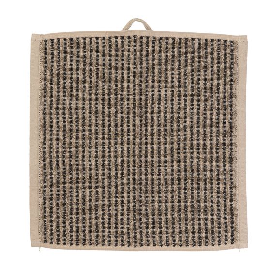 Vaskeklut 30x30 Viana Sort-beige