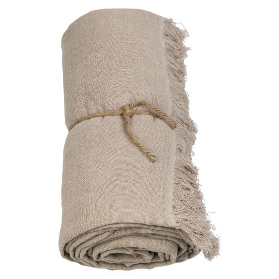 Pledd Linen 130x170 Natur