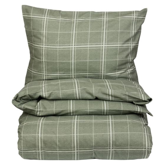 Sengesett flanell 140x200 Narvik Grønn