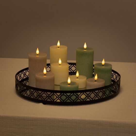 Led kubbelys 7x7,5cm Norden Sand