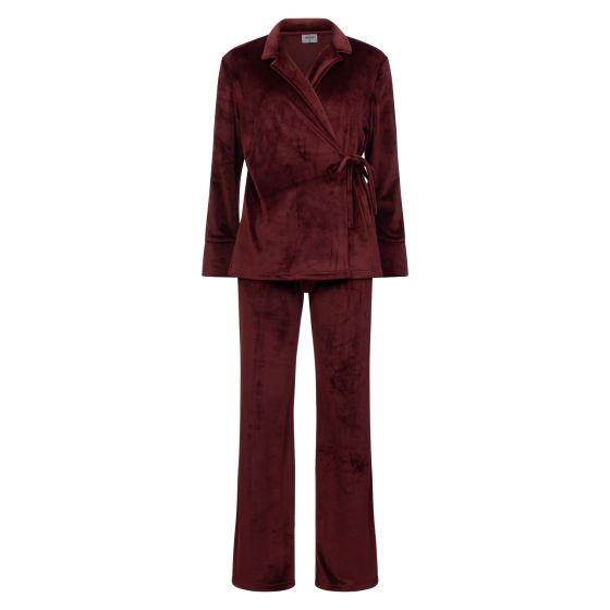 Pyjamas sett Evelyn Burgunder