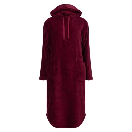 Fleece hoodie Yara Rhododenron