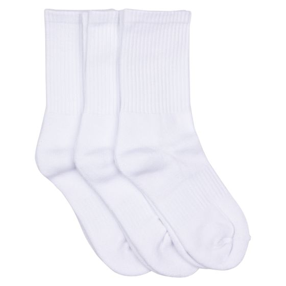 Tennissokk Bambus 3pk Hvit