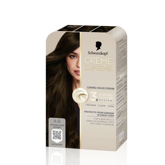 Creme Supreme Permanent Hårfarge 4 0 Dark Brown
