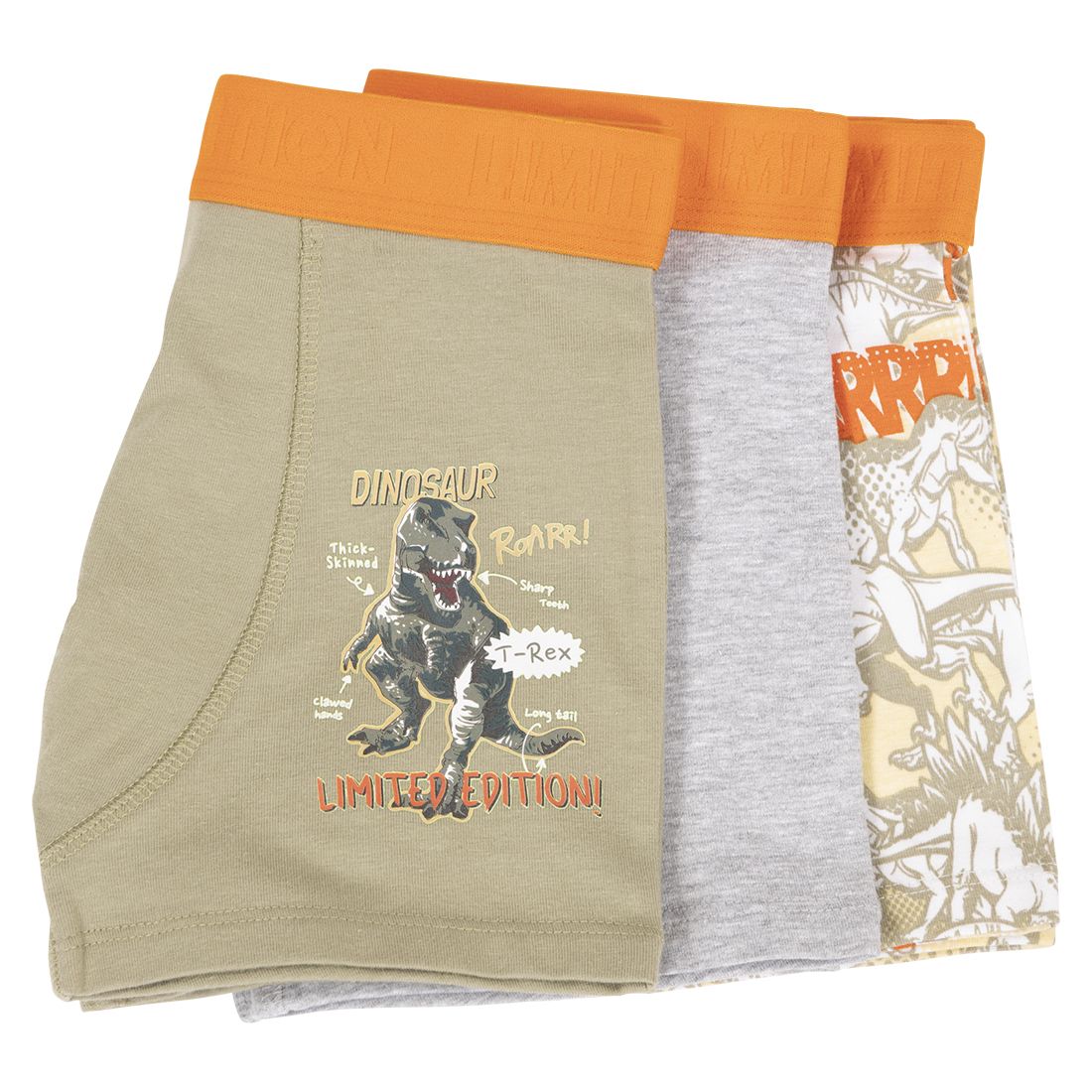 218211 Kids Clothing Boxer 3pk dinosaur Dexter - Sparkjøp